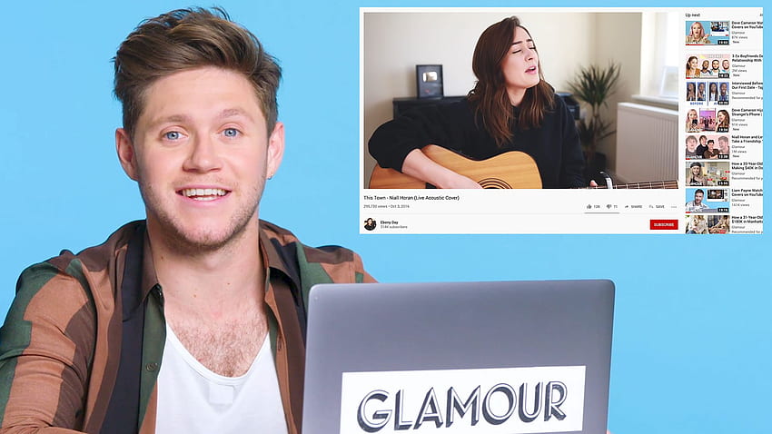 Watch Niall Horan Watches Fan Covers on YouTube. You Sang My Song, Niall Horan Laptop HD wallpaper