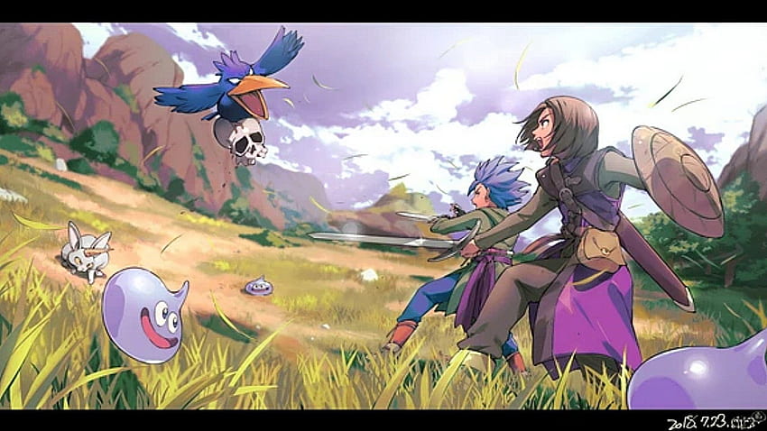 Tabellone Anime Dragon Quest XI Sfondo HD