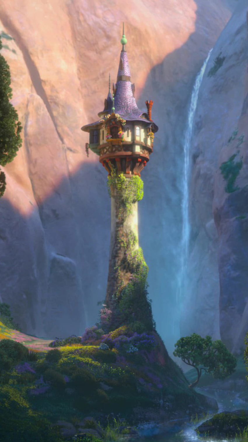 Tangled Tower for iPhone 7 HD phone wallpaper