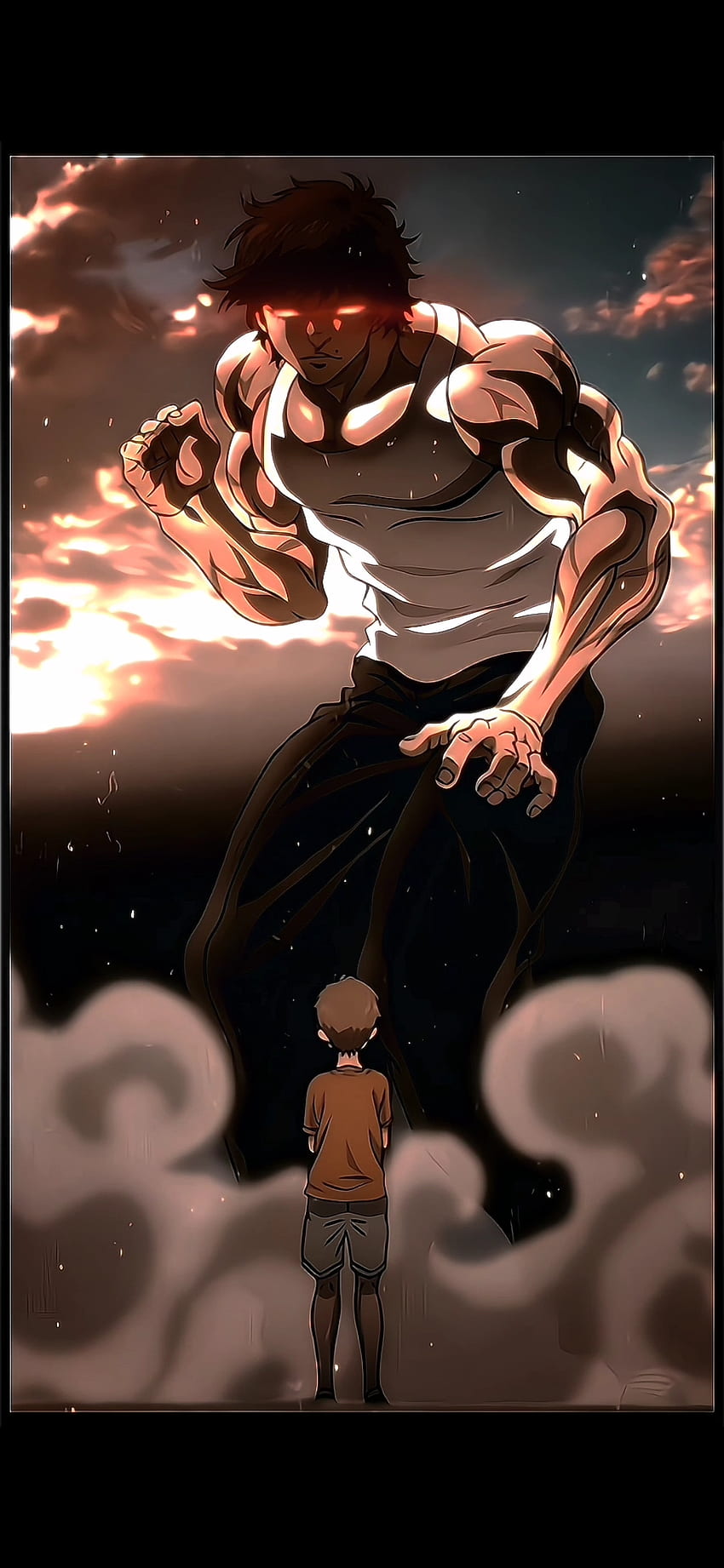 Baki Hanma, Kunst, Cartoon HD-Handy-Hintergrundbild