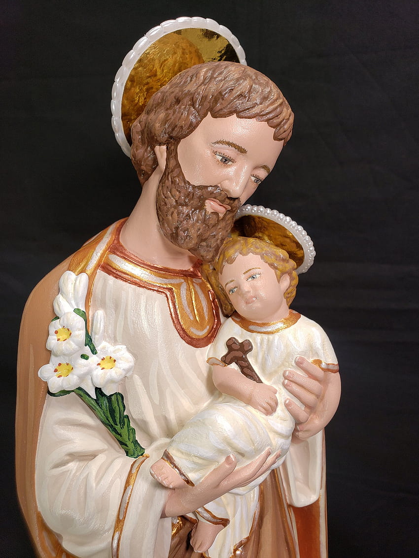 St. Joseph 18 Heilige religiöse katholische christliche Statuen HD-Handy-Hintergrundbild
