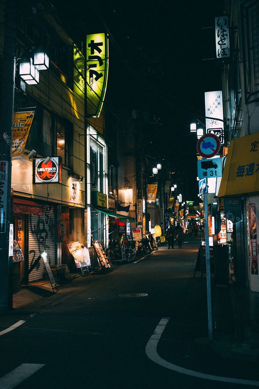 Tokyo Nightlife, Tokyo Street Night HD phone wallpaper