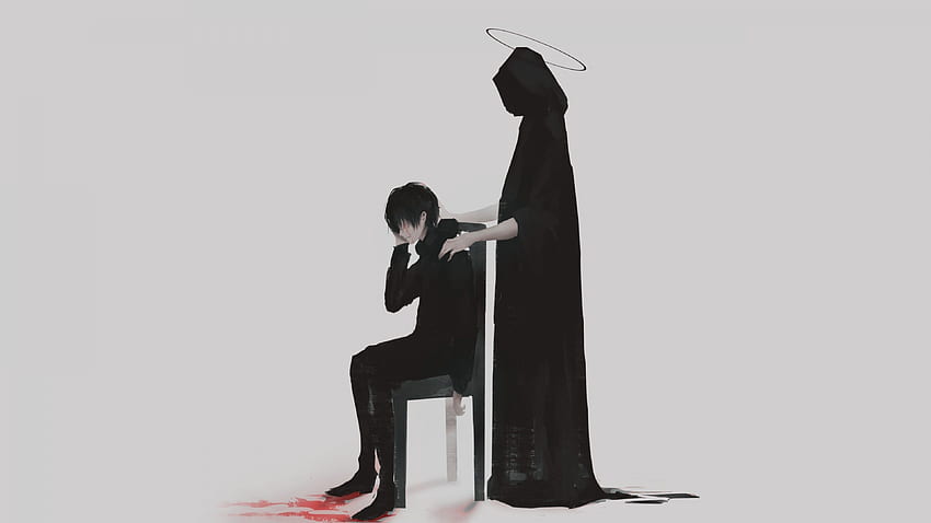 Anime Boy, The Reaper, Sad for U TV - Maiden, Anime Boy Sad Aesthetic Sfondo HD