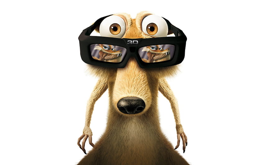 Lustig, Cartoon, Eichhörnchen, Scrat, Eiszeit HD-Hintergrundbild