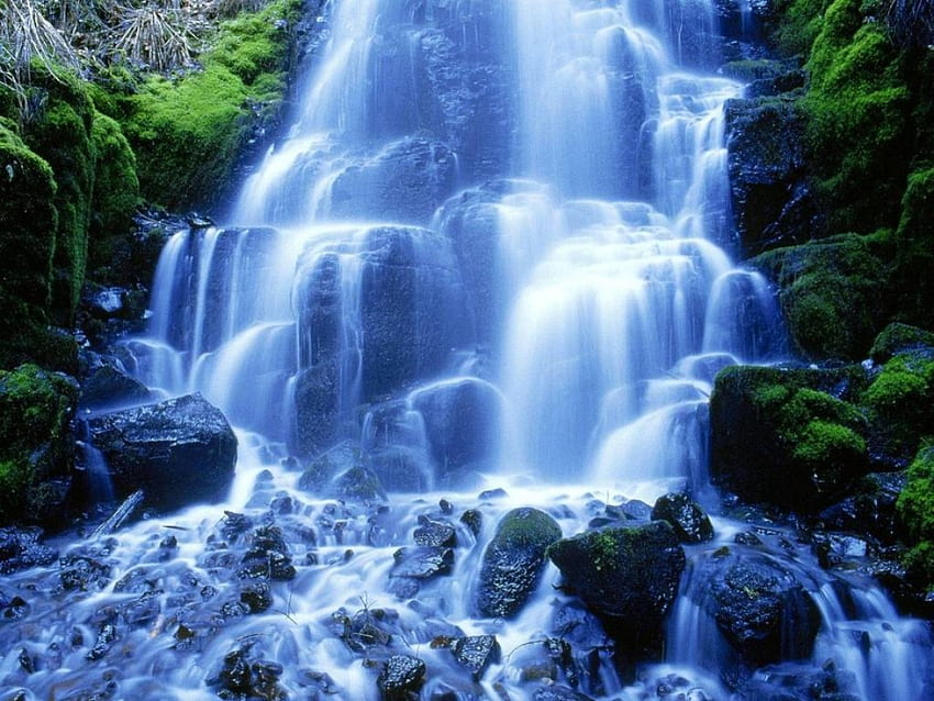 top leavel waterfall, landscapes, waterfall HD wallpaper