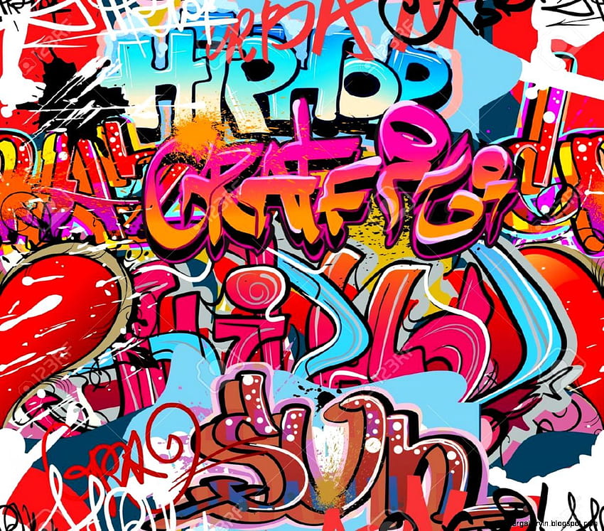 Graffiti Urban Hip Hop Creative, Hip Hop Fire HD wallpaper