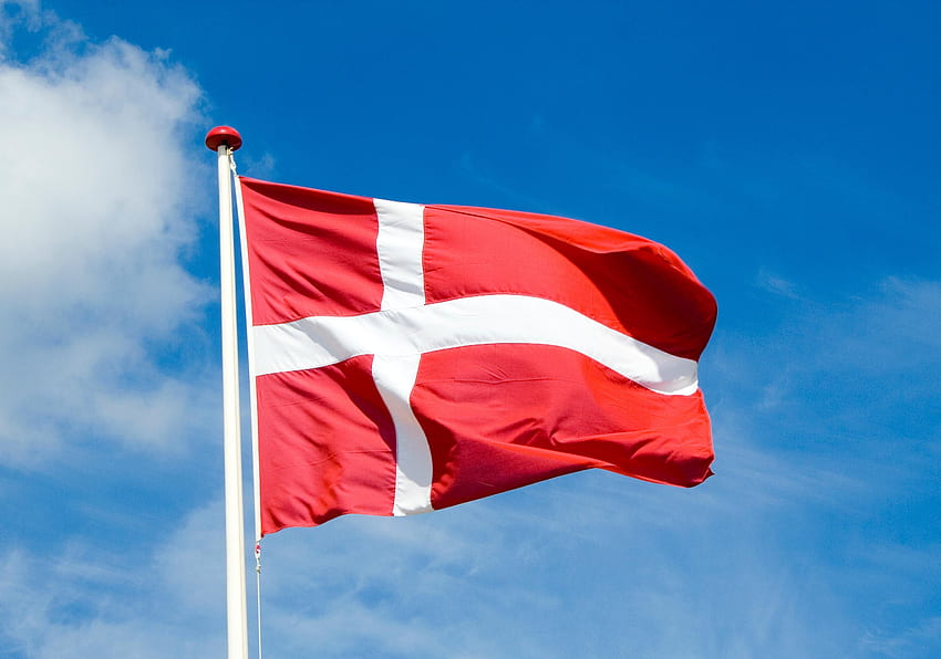 Denmark flag - Large HD wallpaper