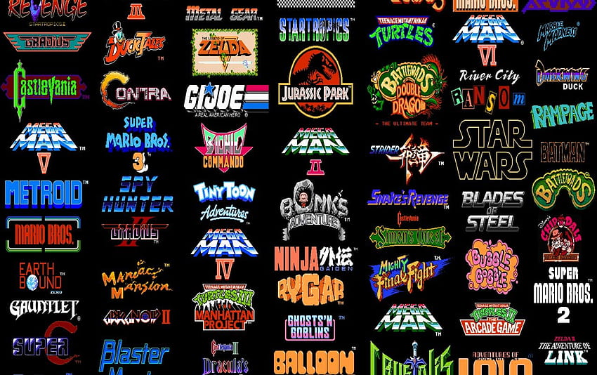 Nes - Classic Video Game Logos, Old School Nintendo HD wallpaper ...