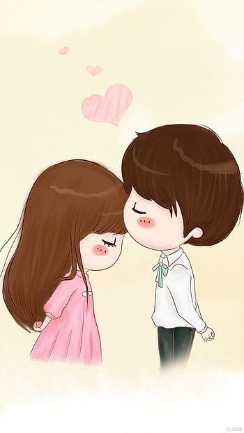 Romantic Couple Cartoon, Cute Wedding Cartoon HD phone wallpaper | Pxfuel
