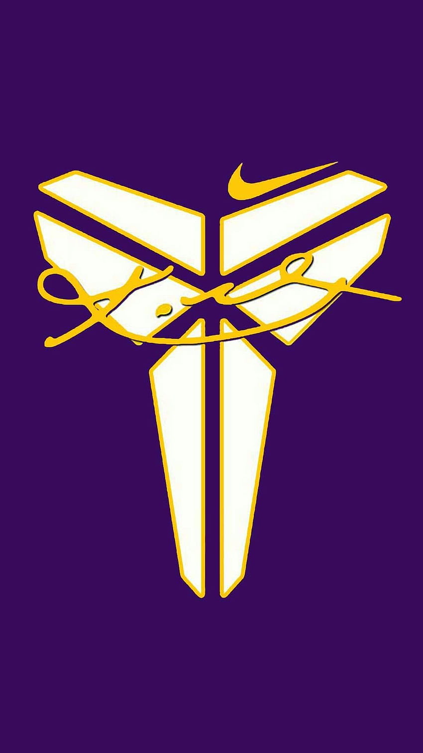 logotipo de Kobe, logotipo de Nike Kobe fondo de pantalla del teléfono