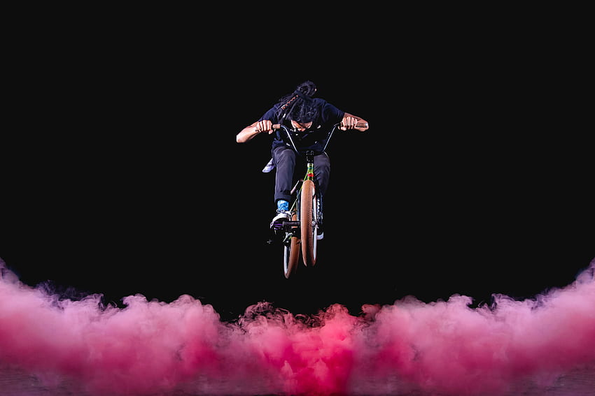 Bounce, Jump, Bicycle, Extreme, Cyclist, Trick, Bmx HD wallpaper