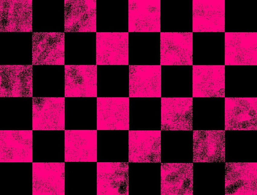 Wide Q Pink And Black (47), B.SCB WP&BG Collection, Pink Checkered HD wallpaper