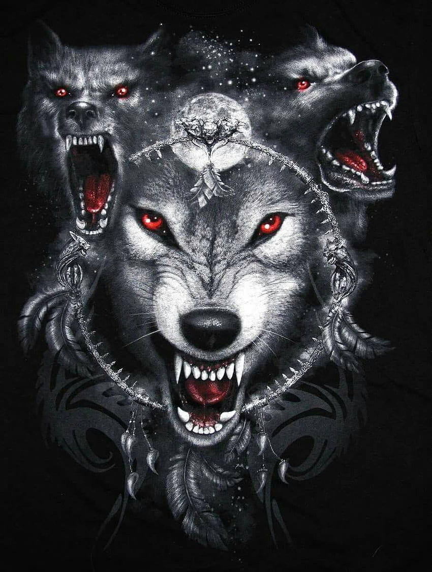 金属の色✋。 オオカミのタトゥー, オオカミ, オオカミのタトゥーのデザイン HD電話の壁紙