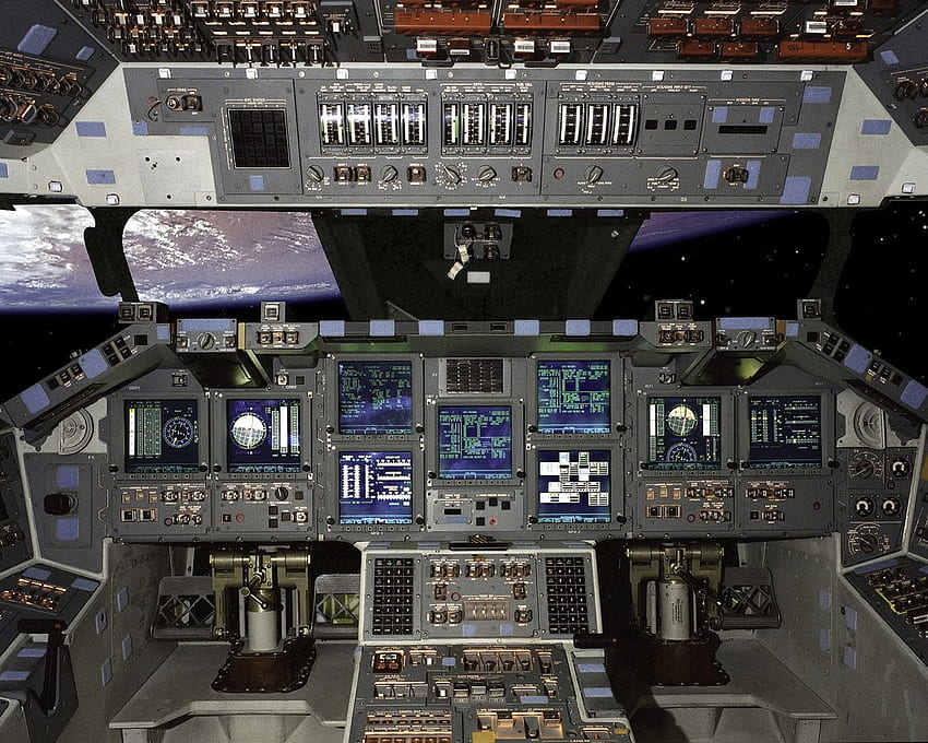 shuttle_06_ (1280×1024). Space shuttle, Nasa shuttle, Glass cockpit HD wallpaper