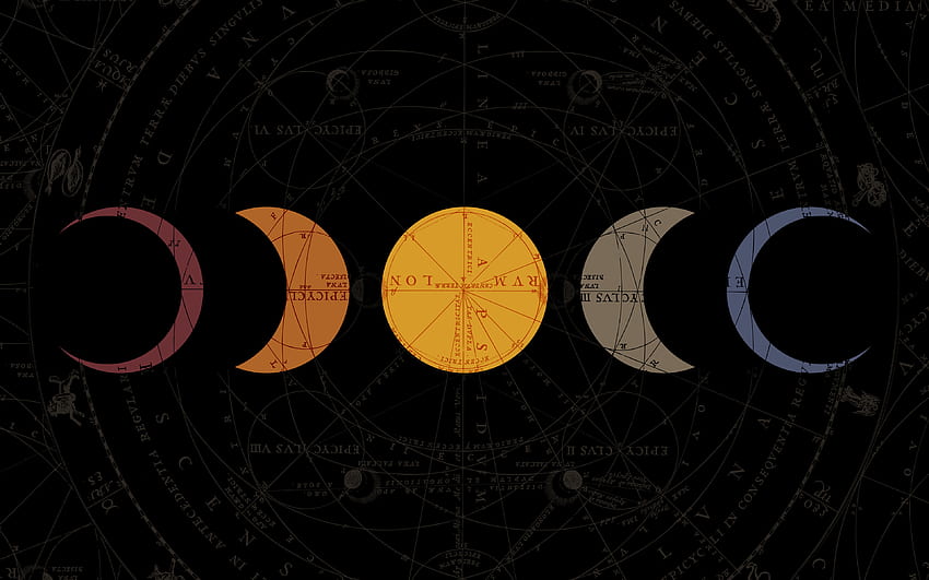 astrologia, karty, planety, znaki zodiaku, gwiazdy, mapy, koncepcje astrologiczne Tapeta HD