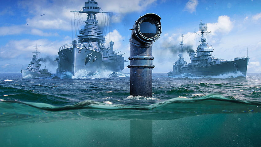 World of Warships Submarine 1440P Resolution HD wallpaper