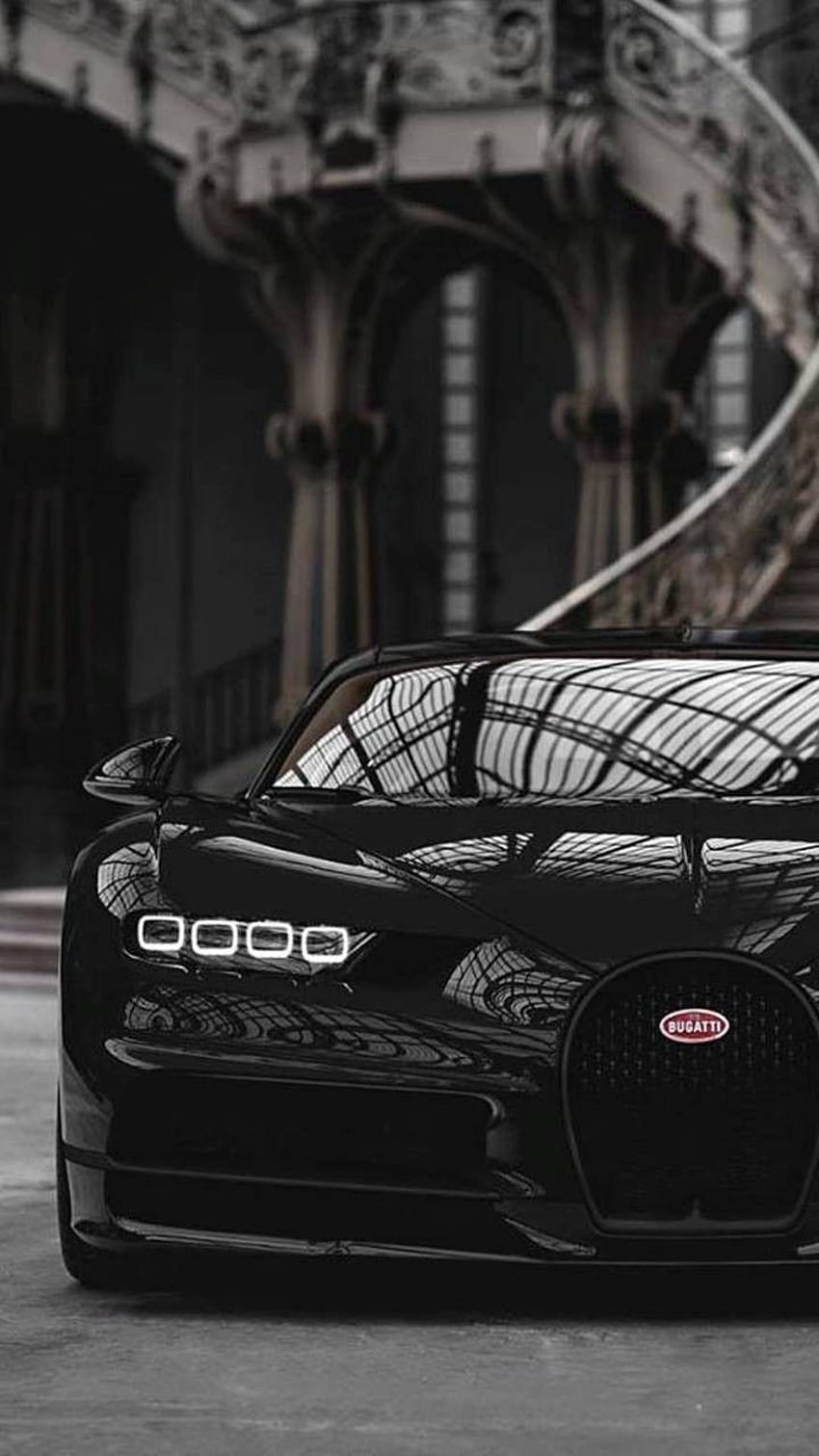 Bugatti Chiron - Bugatti Chiron na iPhone'a, czarne Bugatti Tapeta na telefon HD
