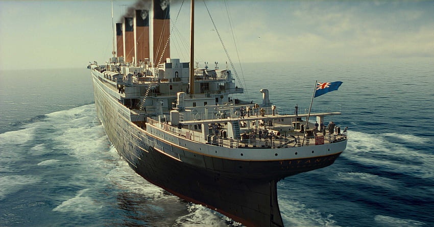 Titanic, nave, transatlantico, oceano Sfondo HD