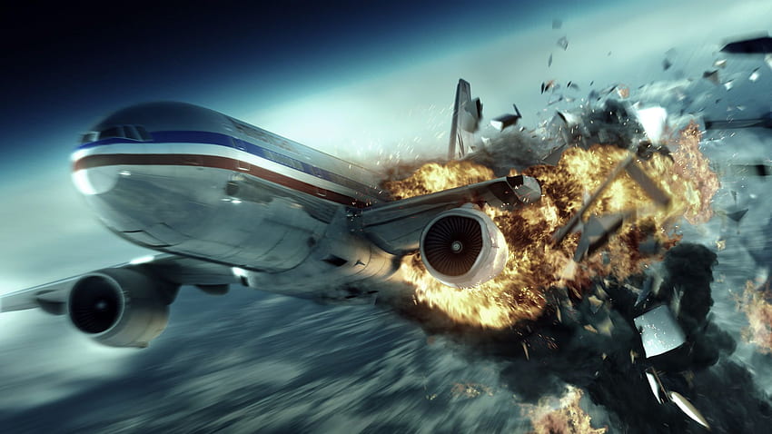 Самолетна катастрофа, самолетна катастрофа HD тапет