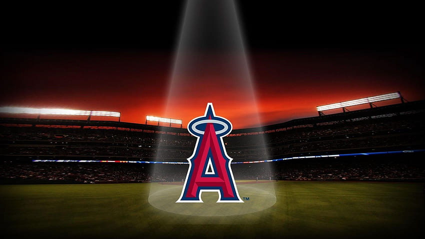 Angels Baseball Background. Atlanta braves, Los Angeles Angels HD wallpaper