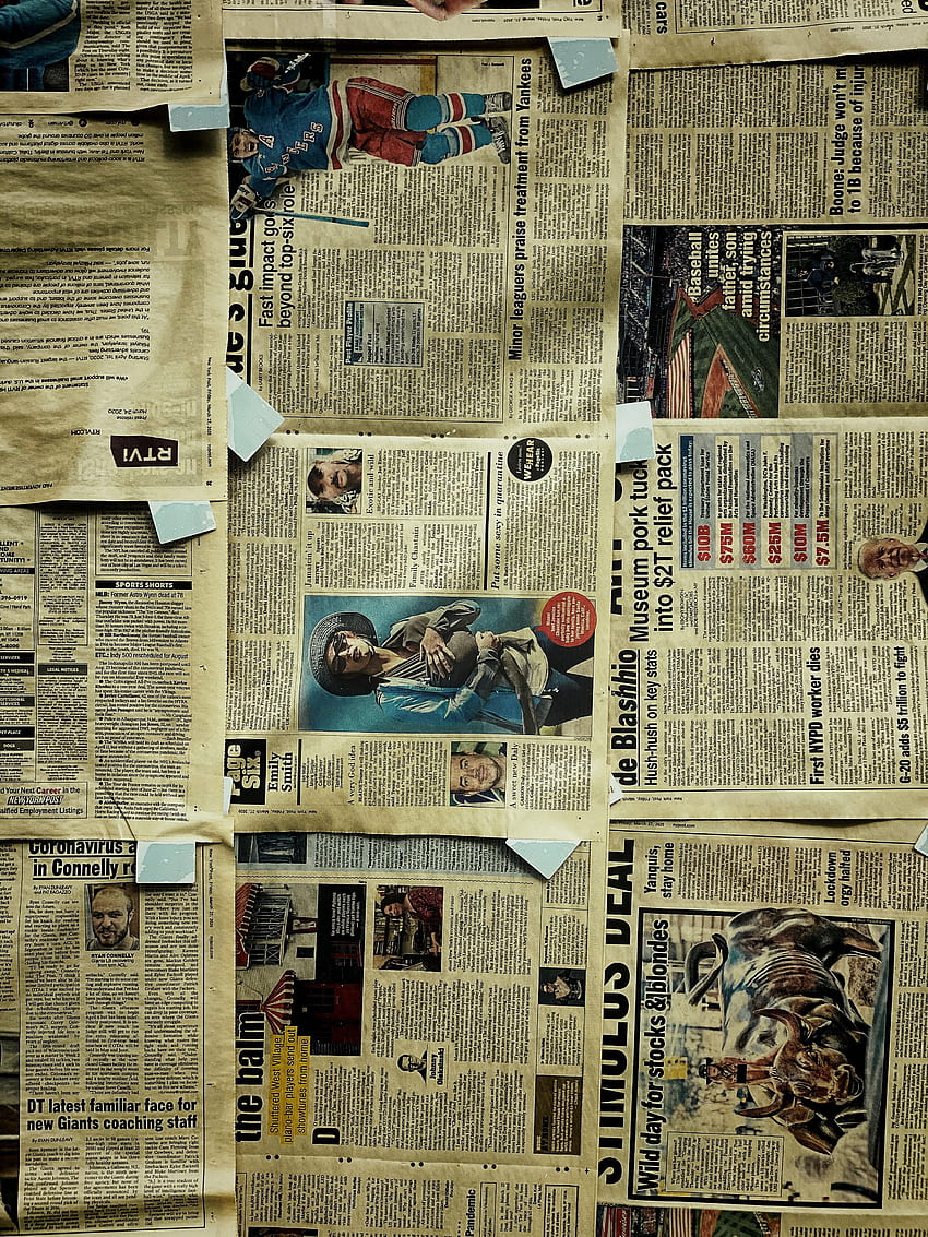 Download Newspaper Aesthetic Photos And Notes Wallpaper  Wallpaperscom