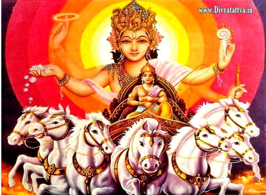Deus do Sol Surya Dev Fundo Senhor Surya Dev, Surya Narayana E do Deus do Sol, Surya Bhagwan papel de parede HD