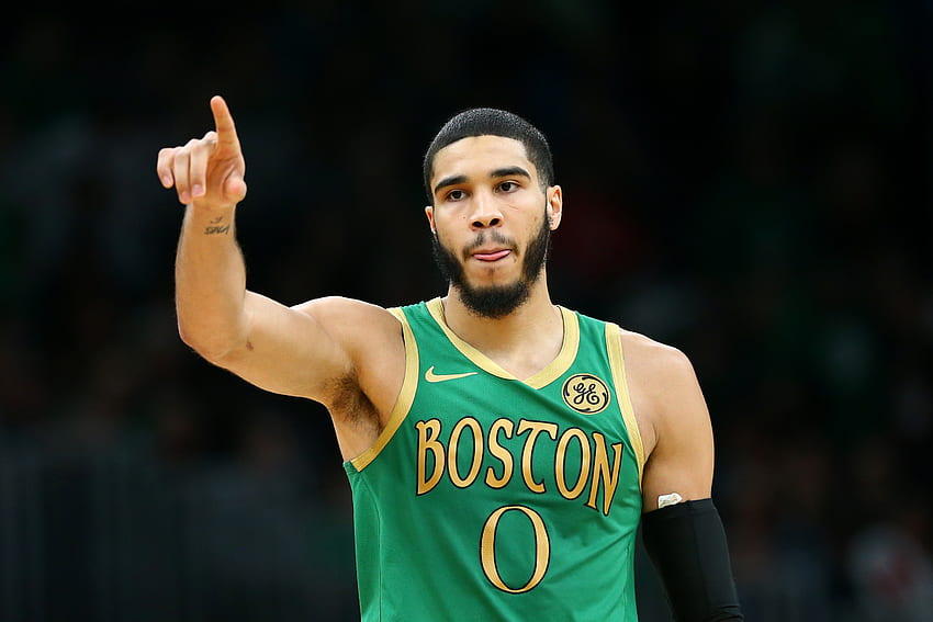 Boston Celtics rumors 2020: Jayson Tatum will 'most likely' get max offer this summer, per Brian Windhorst, Jayson Tatum Jersey HD wallpaper
