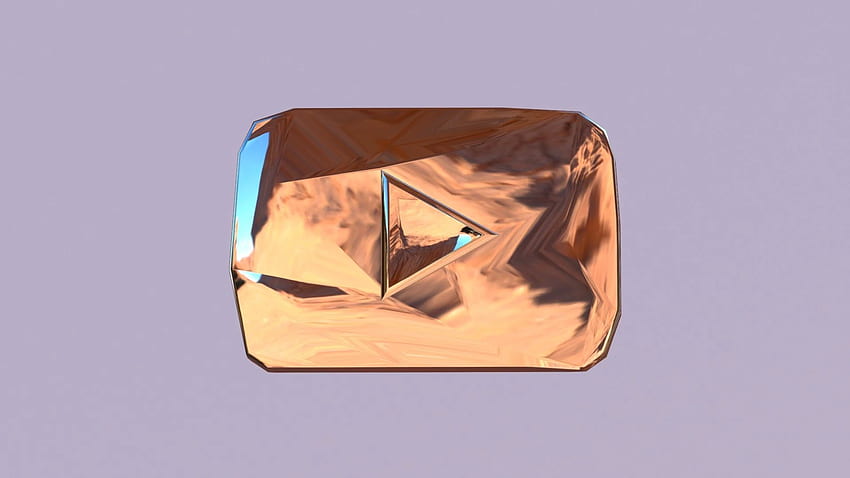Przycisk YouTube Diamond Play o długości 20 cm — model 3D autorstwa Jasona Kovaca [b7f83c6] Tapeta HD