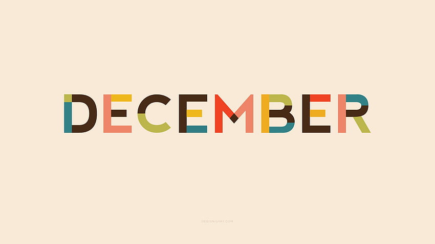 hello december - Large . Design HD wallpaper