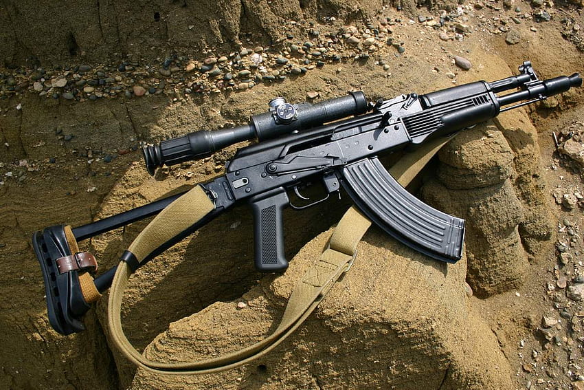 Pistole Ak 47, mitragliatrice Sfondo HD