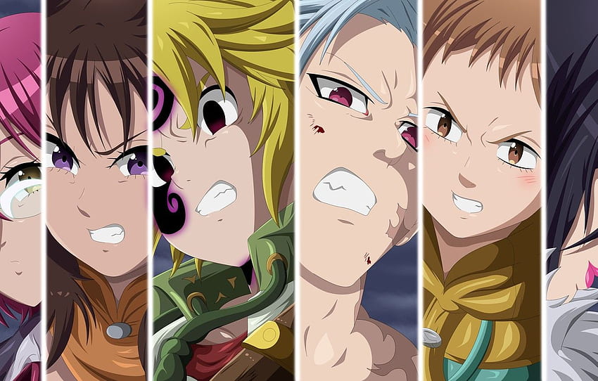 game, anime, manga, oriental, asiatic, Nanatsu no, Seven Deadly Sins Wallpaper HD