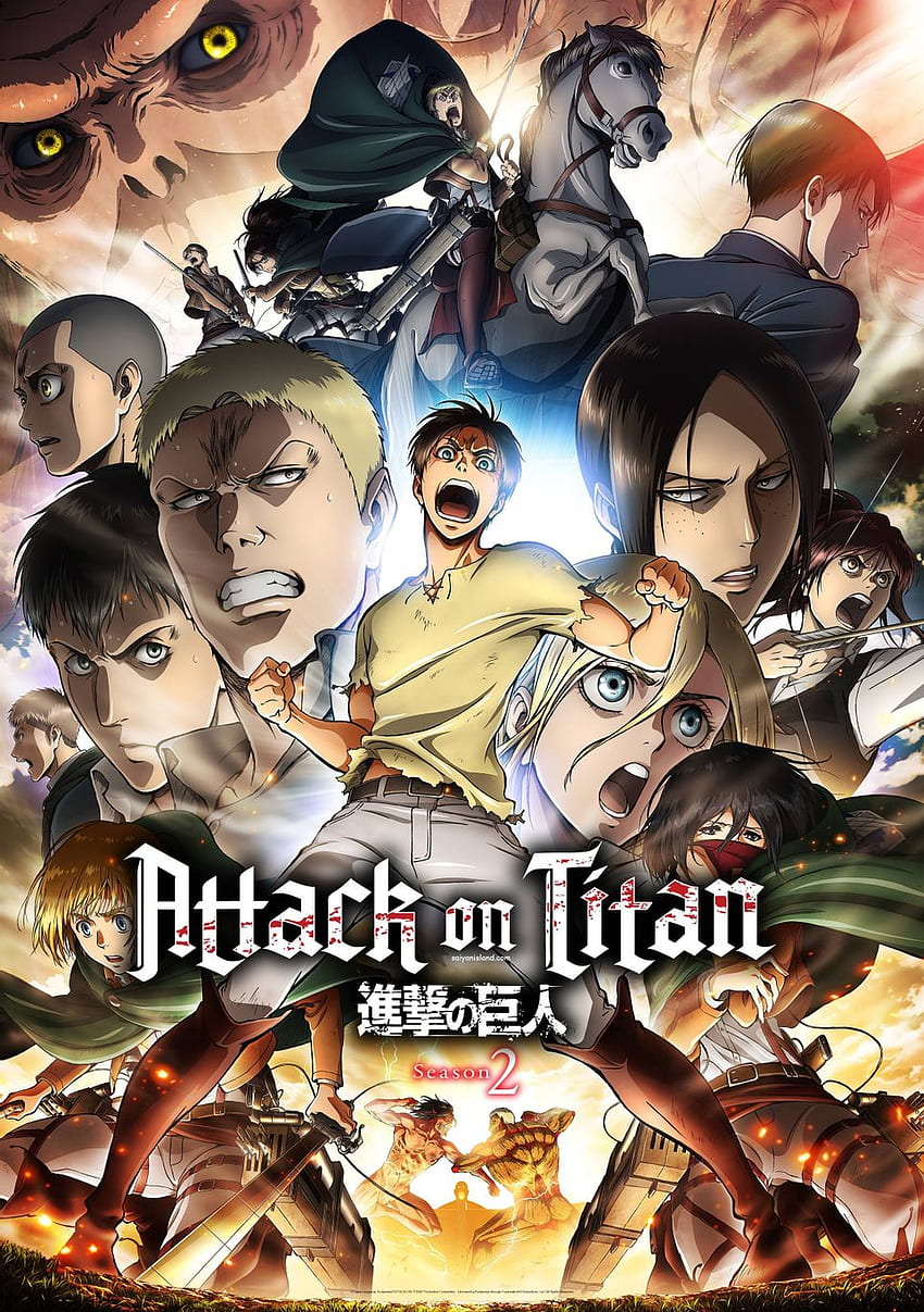 Attack On Titan: 10 най-добри официални плаката, класирани, Aot S4 HD тапет за телефон