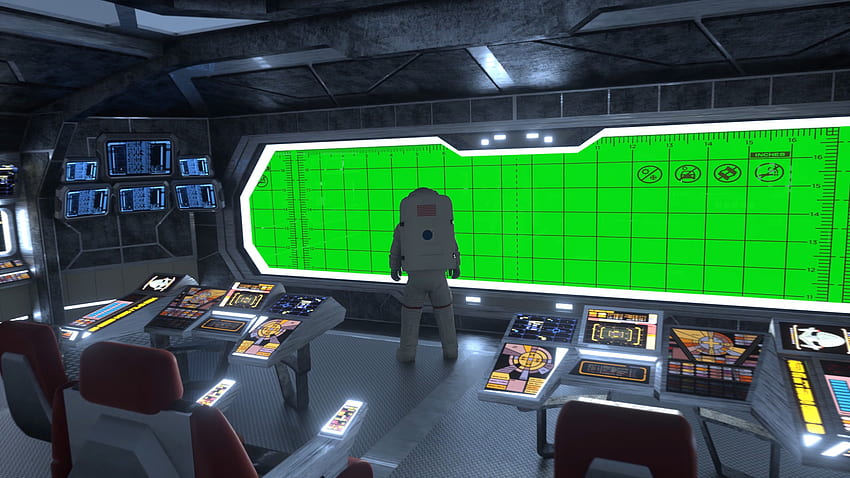 Starship Bridge - 3D Model Animated, Spaceship Bridge HD wallpaper