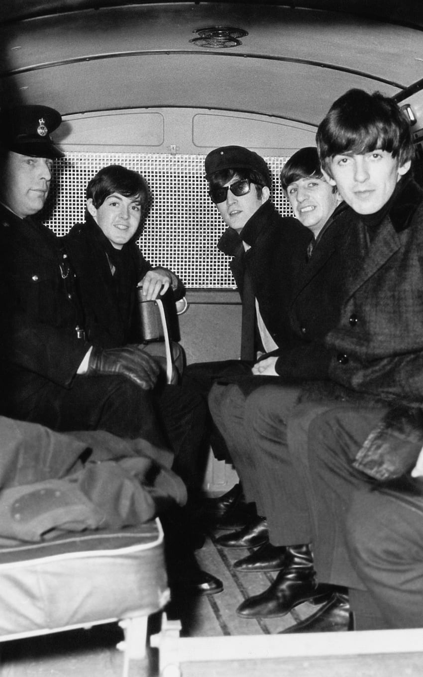 Beatles Arka Planı, John Lennon iPhone HD telefon duvar kağıdı
