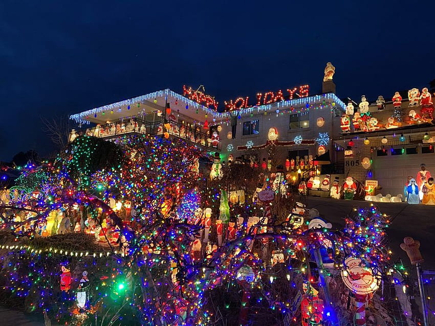 Massive Holiday Display Shines Brightly Above Salt Lake City, Salt Lake