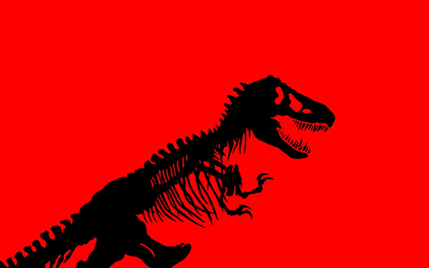Film - Park Jurajski. Logo parku jurajskiego, dinozaur, park jurajski t rex, logo świata jurajskiego Tapeta HD