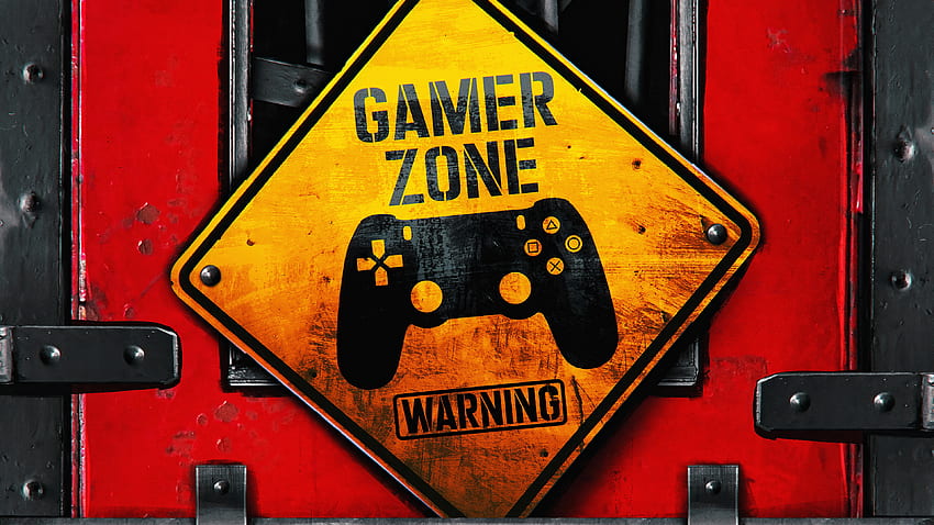 Gamer Zone, надписи HD тапет