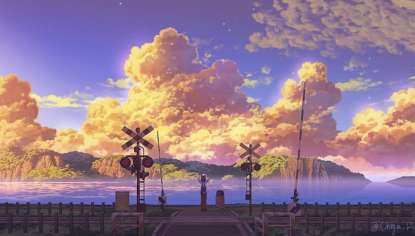 Anime-Ansicht HD-Hintergrundbild