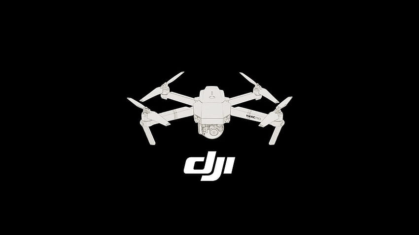 Dji 매빅 프로 로고 HD 월페이퍼