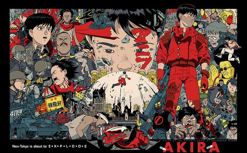 Akira Tetsuo Pillen Anime Kaneda Anime Akira Art HD-Hintergrundbild