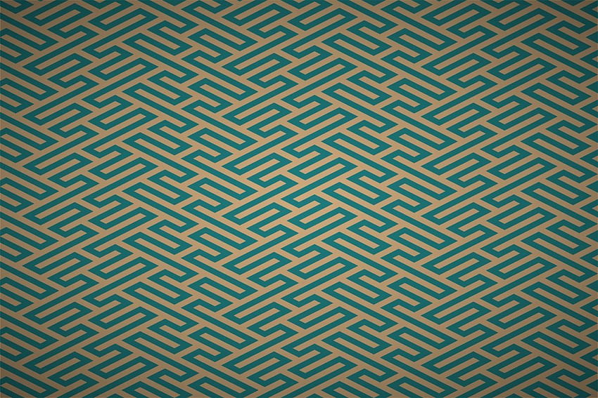 oriental hash patterns, Oriental Green HD wallpaper