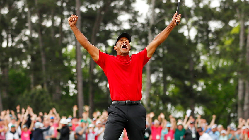 Tiger Woods Zwycięstwo w Masters to lekcja prawdziwego odkupienia dla nas wszystkich Tapeta HD