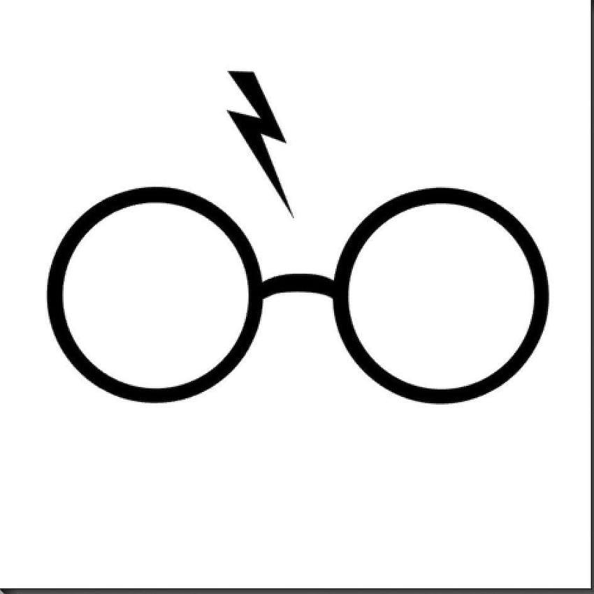 Harry Potter Óculos Clipe Preto e Branco Melhores Óculos - Papel de parede de celular HD