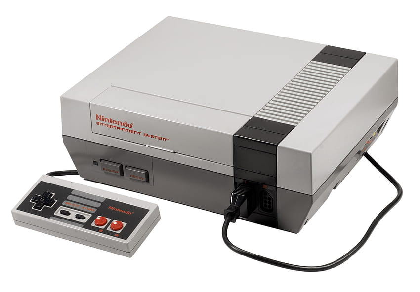 Nintendo Entertainment System und Hintergrund, Nintendo-Konsole HD-Hintergrundbild