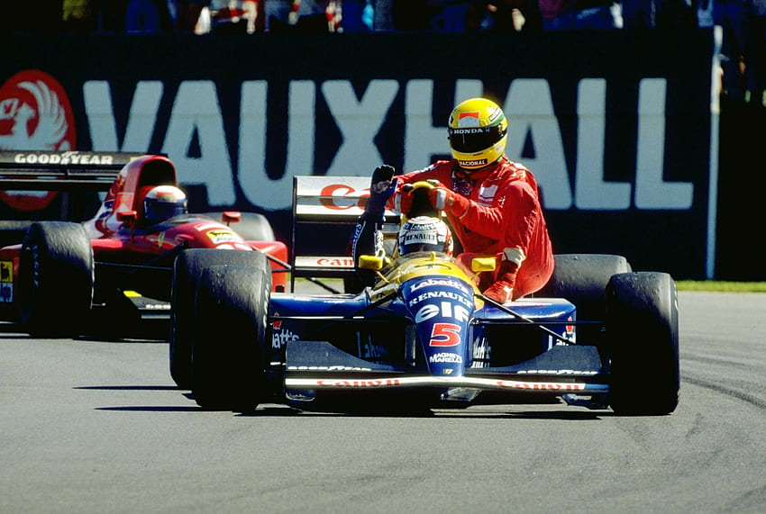 Szok i niesamowite: 10 najbardziej pamiętnych momentów Formuły 1 . Raport wybielacza. Najnowsze wiadomości, filmy i najważniejsze informacje, Nigel Mansell Tapeta HD