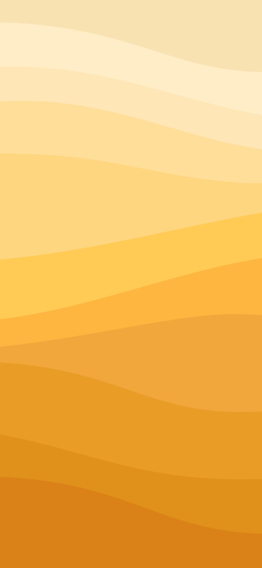 Haciendo olas: un impresionante conjunto minimalista de para iPhone, Orange Minimal fondo de pantalla del teléfono