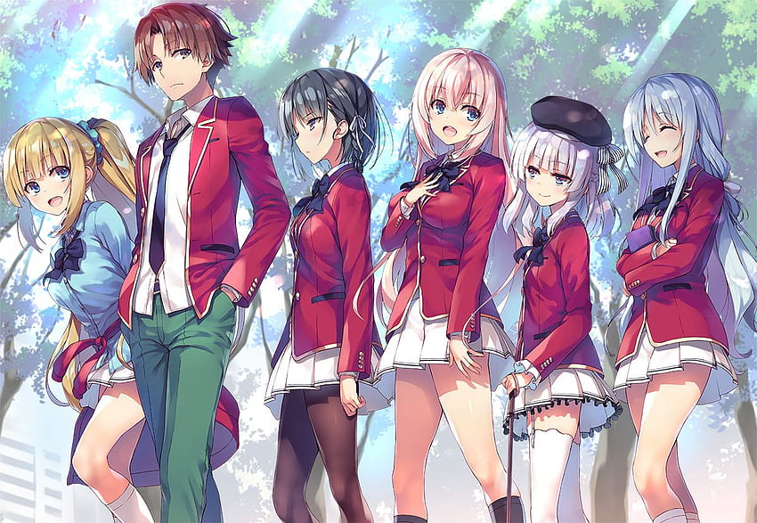 Ayanokouji Kiyotaka - Youkoso Jitsuryoku Shijou Shugi no Kyoushitsu e - Papan Anime Zerochan, Ruang Kelas Elit Wallpaper HD