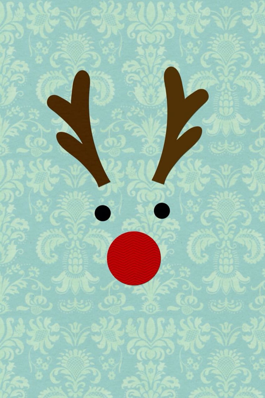 Rudolf. Sfondo natalizio, Cellulare carta da parati, Poster natale HD phone wallpaper