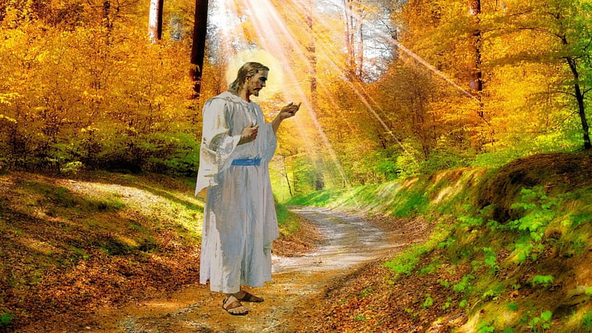 Jesus shows the way..., jesus, christ, life, path HD wallpaper