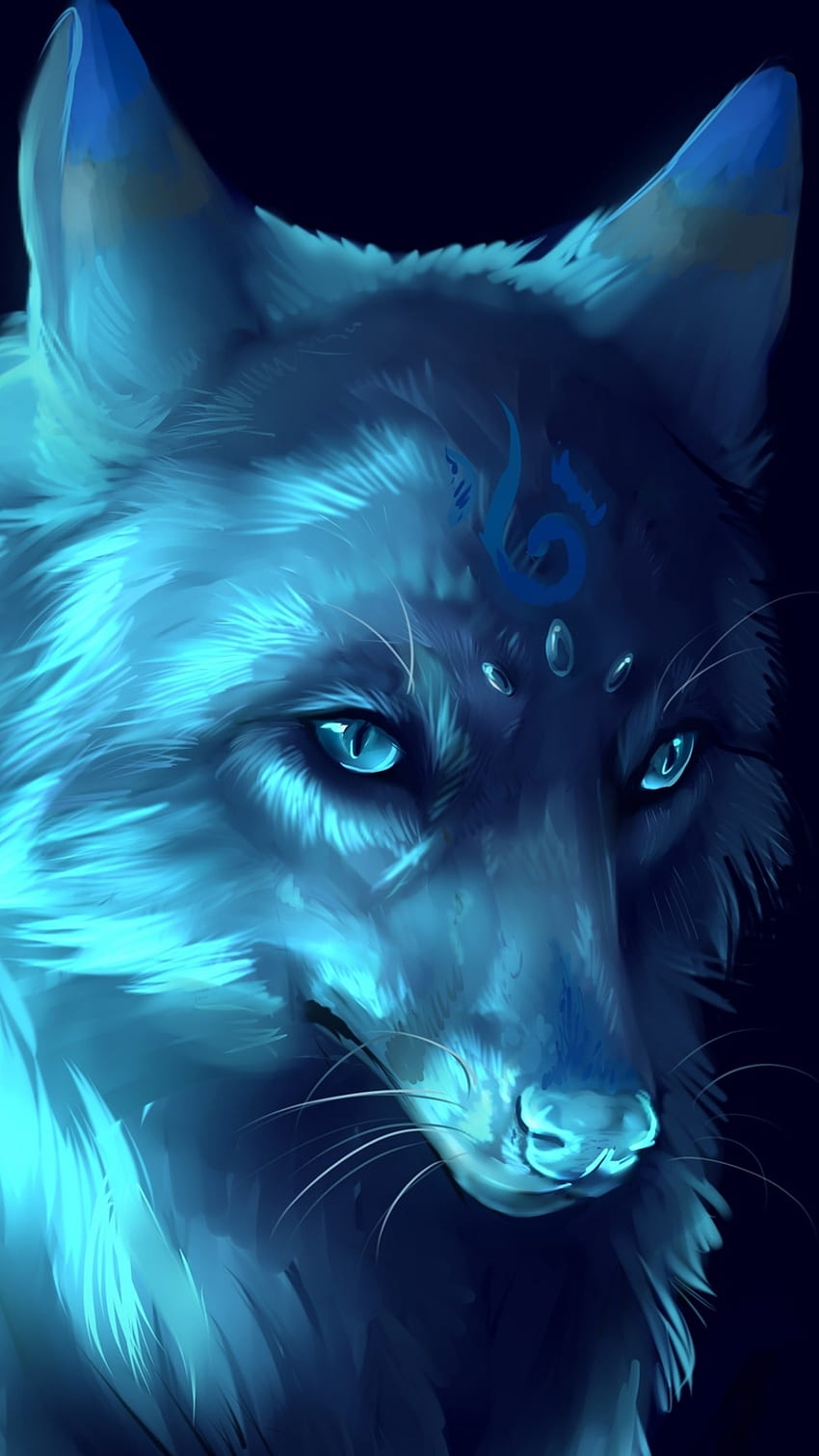 Phone Wallpaper HD  Wolf spirit animal Wolf wallpaper Wolf art